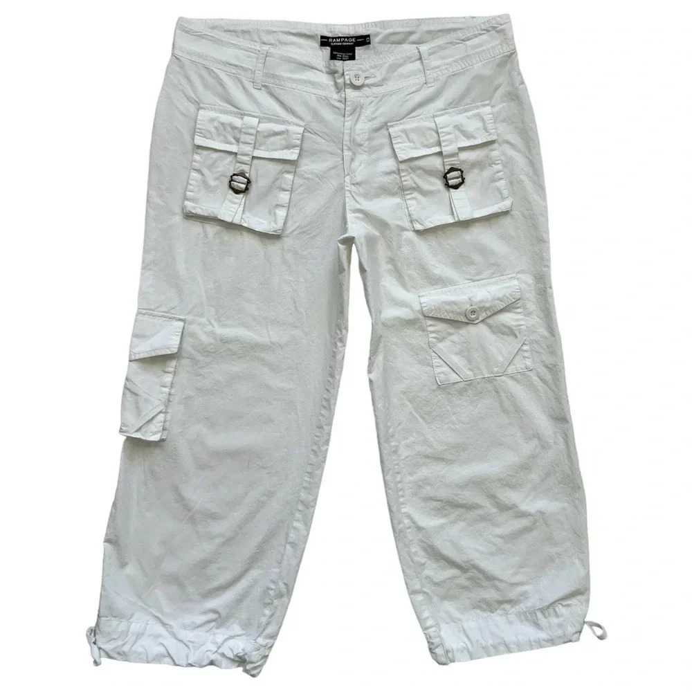 Y2K Rampage Low Rise Cargo Capris